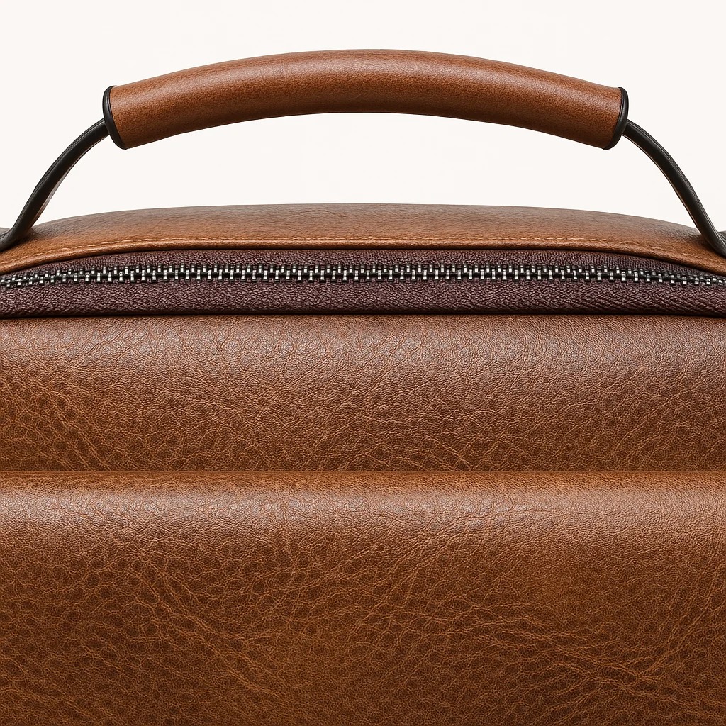Men’s Vintage PU Leather Messenger Crossbody Bag - Image 5