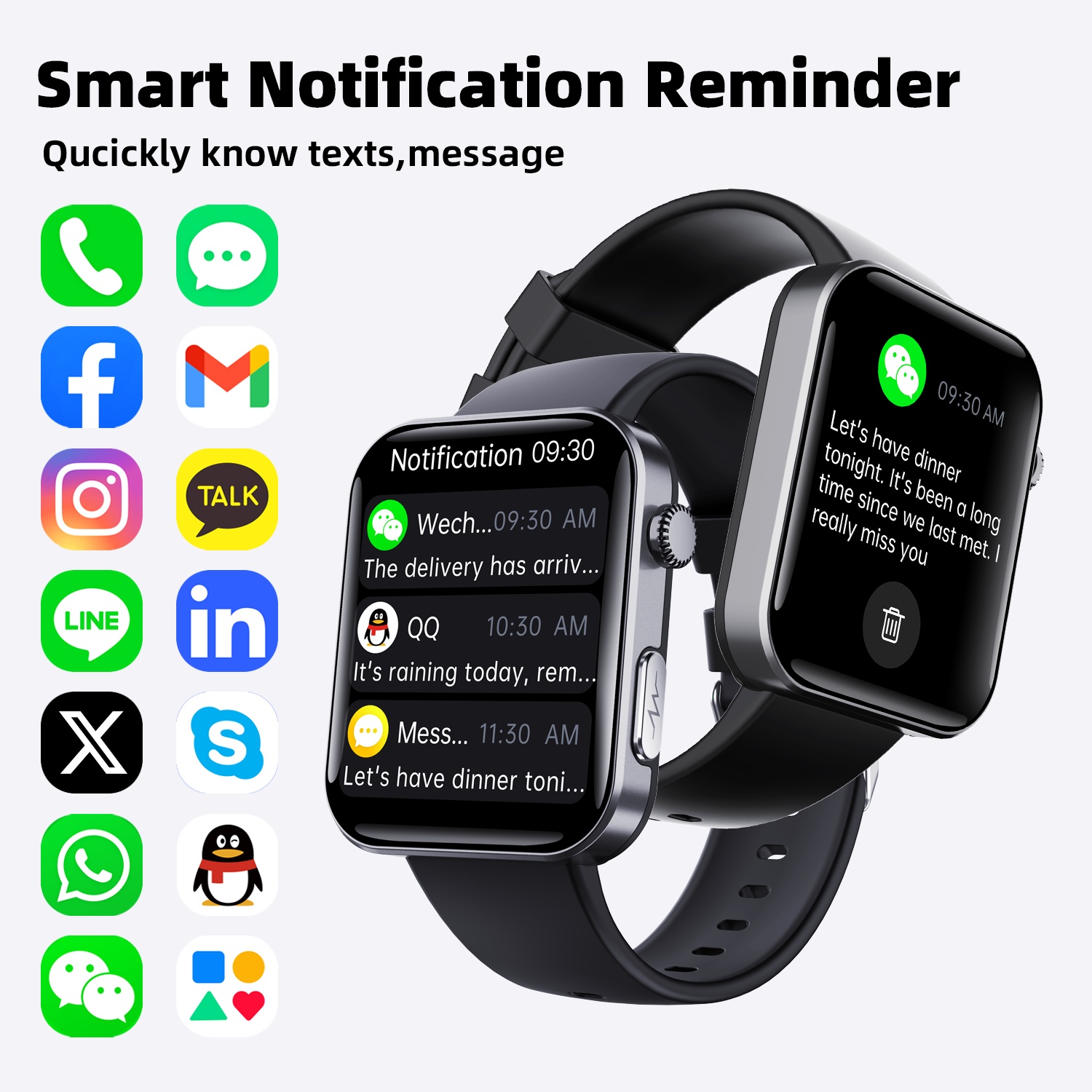 Smart Watch For Men Women Healthy Mornitoring Ips Screen Fitness Tracker With Bluetooth Call IP67 Waterproof Heart Rate Sleep SpO2 Monitor Pedometer Multiple Sports 7 Days Battery Life - Image 8