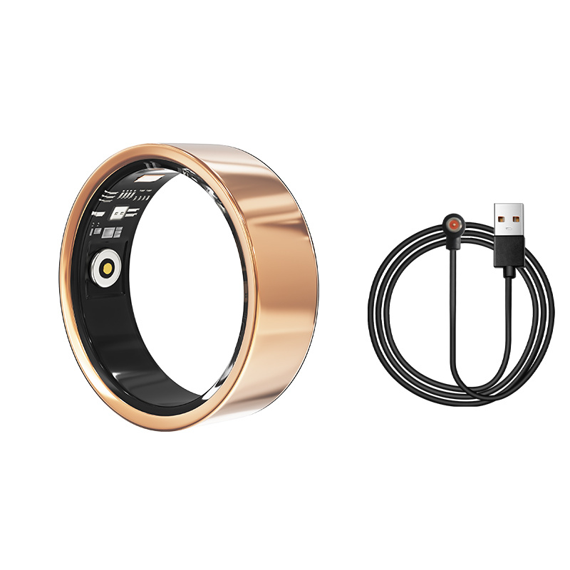 Smart Ring Health Tracker - Fitness Sleep Heart Rate Blood Oxygen Tracker Smart Ring For Men And Women,IP68 Waterproof Level Bluetooth Fitness Tracker Rings Family Care - Image 6