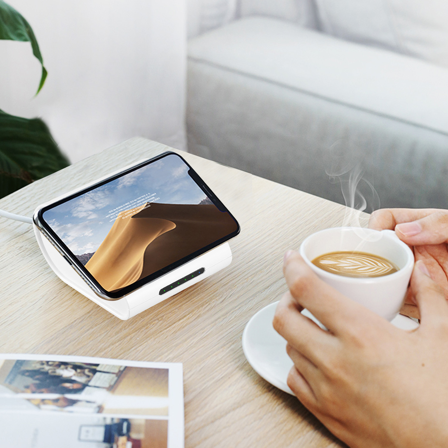 1Pc 10400mAh Qi Wireless Charging Power Bank For IOS Phone XS MAX XR Galaxy S10 S9 Note 9 - Image 8