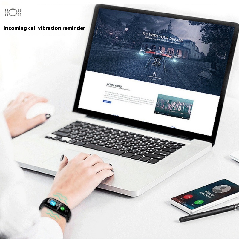 Color Screen F21 Smart Bracelet Monitor Sleep - Image 7