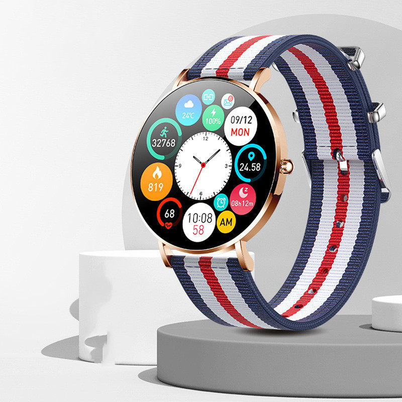 T8 Women’s Thin Smart Call Watch Heart Rate And Blood Pressure Monitoring