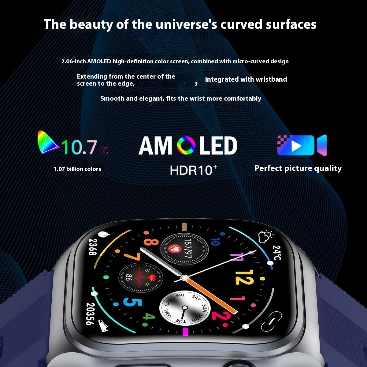 Smart Watch S15 Real Blood Pressure Uric Acid Monitoring - Image 4