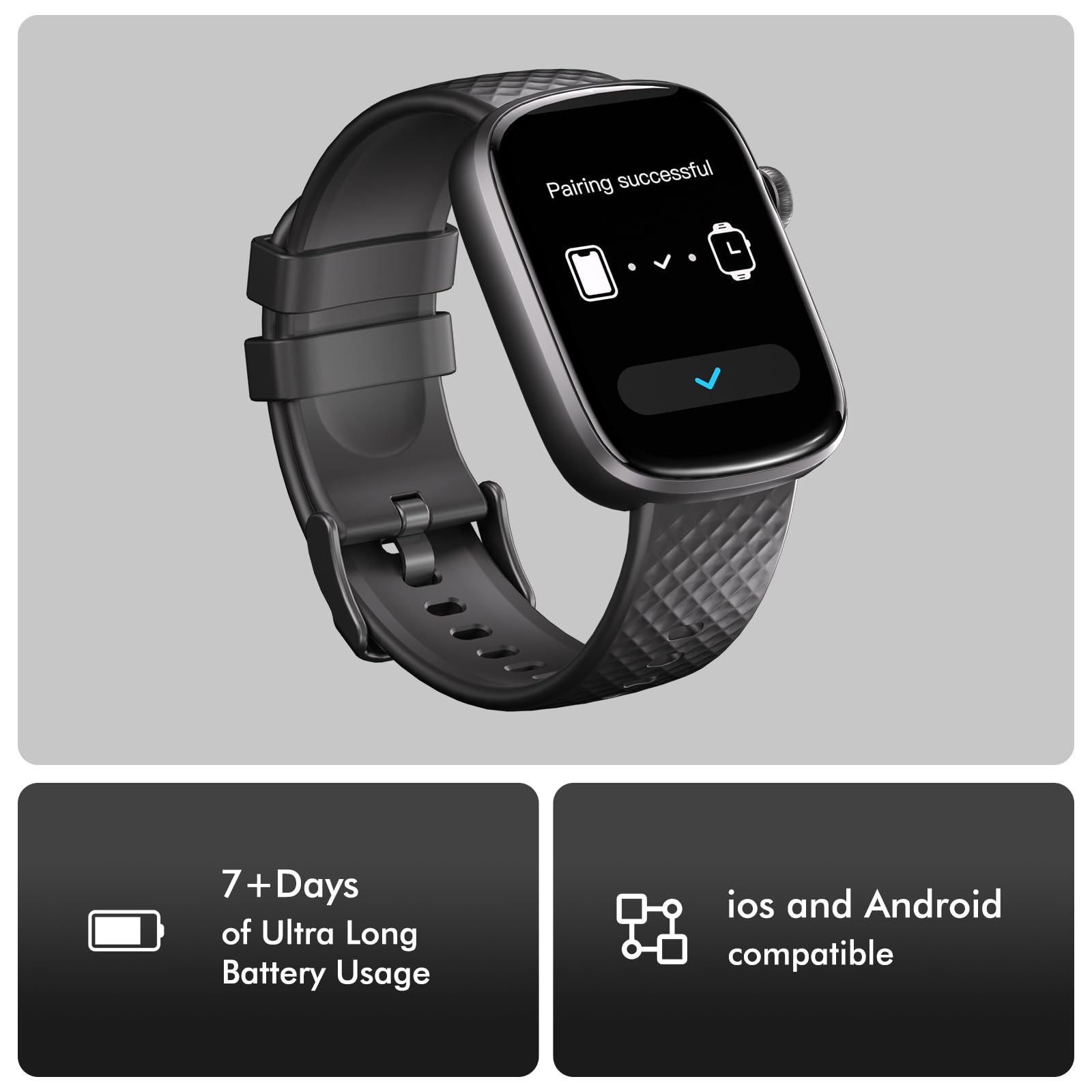 Smart Watch Bluetooth Call &1.95 HD Screen -Heart Rate SpO2 Sleep Monitor, 3ATM Waterproof Fitness Tracker For IoS Android - Image 10
