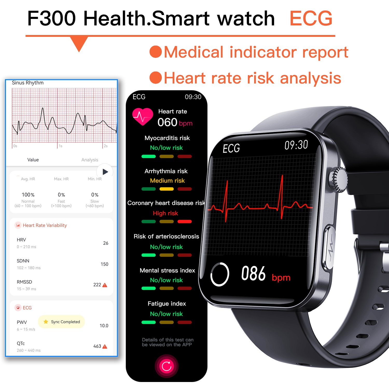 Smart Watch For Men Women Healthy Mornitoring Ips Screen Fitness Tracker With Bluetooth Call IP67 Waterproof Heart Rate Sleep SpO2 Monitor Pedometer Multiple Sports 7 Days Battery Life - Image 2