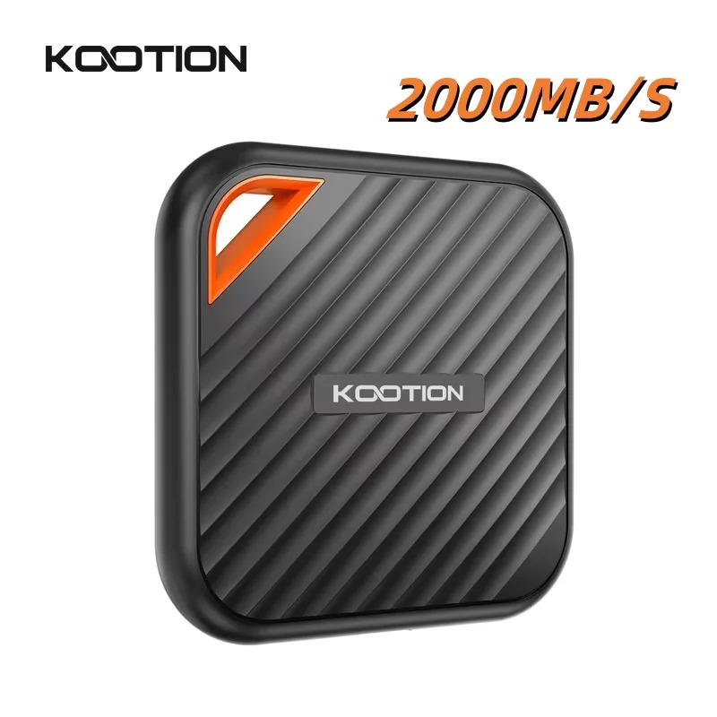 KOOTION X6Max Portable External SSD – 512GB/1TB/2TB, USB 3.2 Gen 2 Mini Drive for Laptop, Desktop & Phone